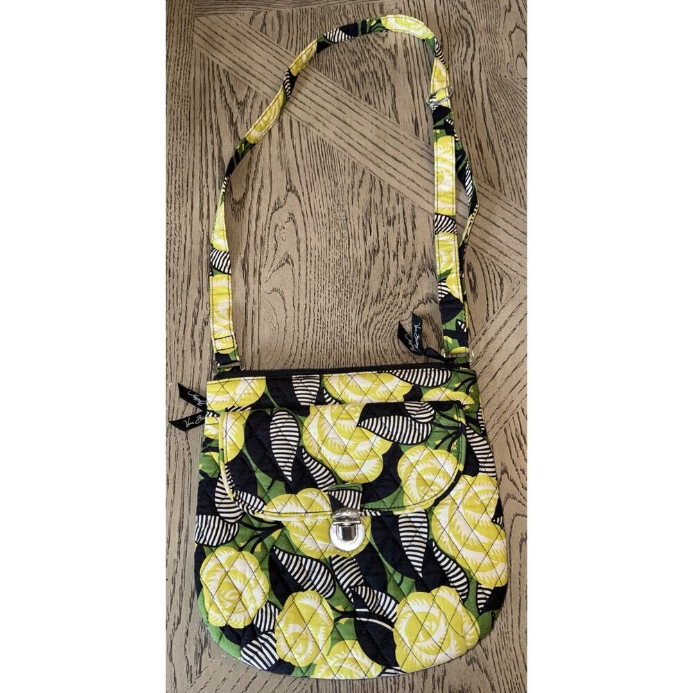 Vera Bradley La Neon Rose Tote Purse Shoulder Bag Crossbody